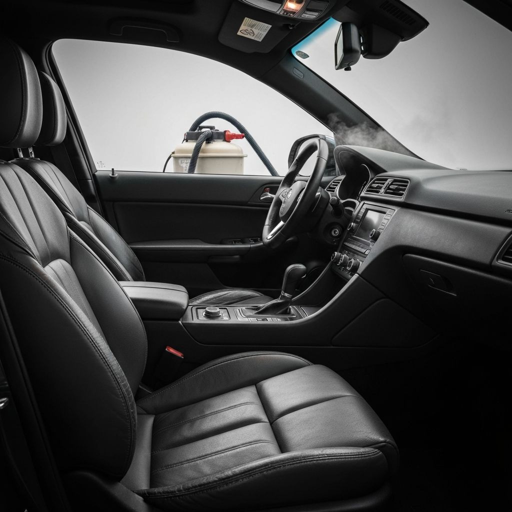 Detailing interior auto